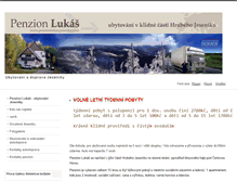 Tablet Screenshot of pensionlukas.cz